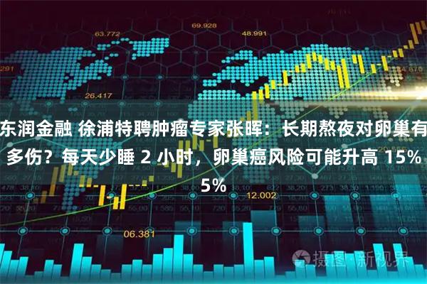 东润金融 徐浦特聘肿瘤专家张晖：长期熬夜对卵巢有多伤？每天少睡 2 小时，卵巢癌风险可能升高 15%